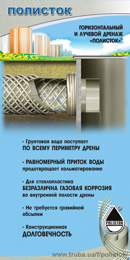 Трубофильтр - дрена СТФ для горизонтального и лучевого дренажа